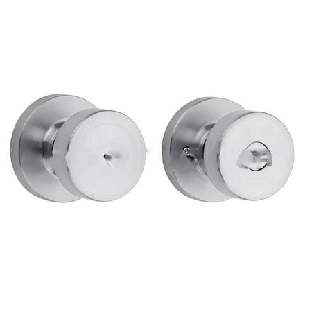 Kwikset Pismo Privacy Knob 730PSK-RDT-26D-6AL-RCS